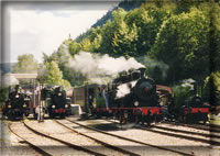 5 locomotives à vapeur